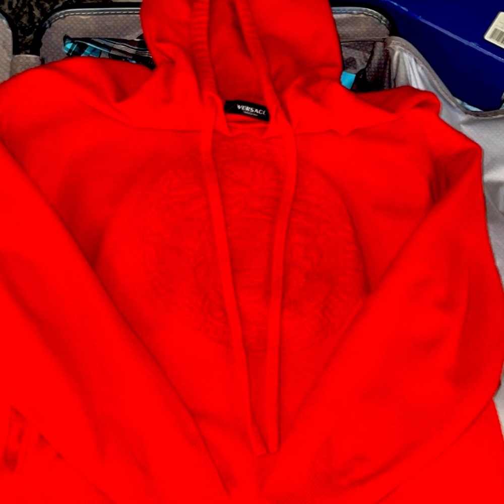 REAL VERSACE CASHMERE HOODIE